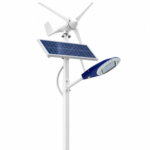 Solar and Wind Turbine Hybrid System 30w/60w/100w/120w/150w Project Solar Street Light