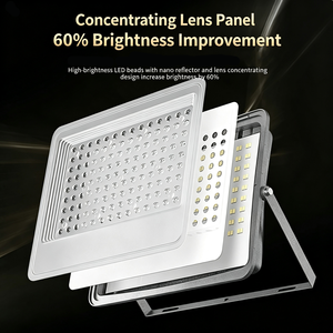Wide Illumination No Dark Area Solar Spotlight