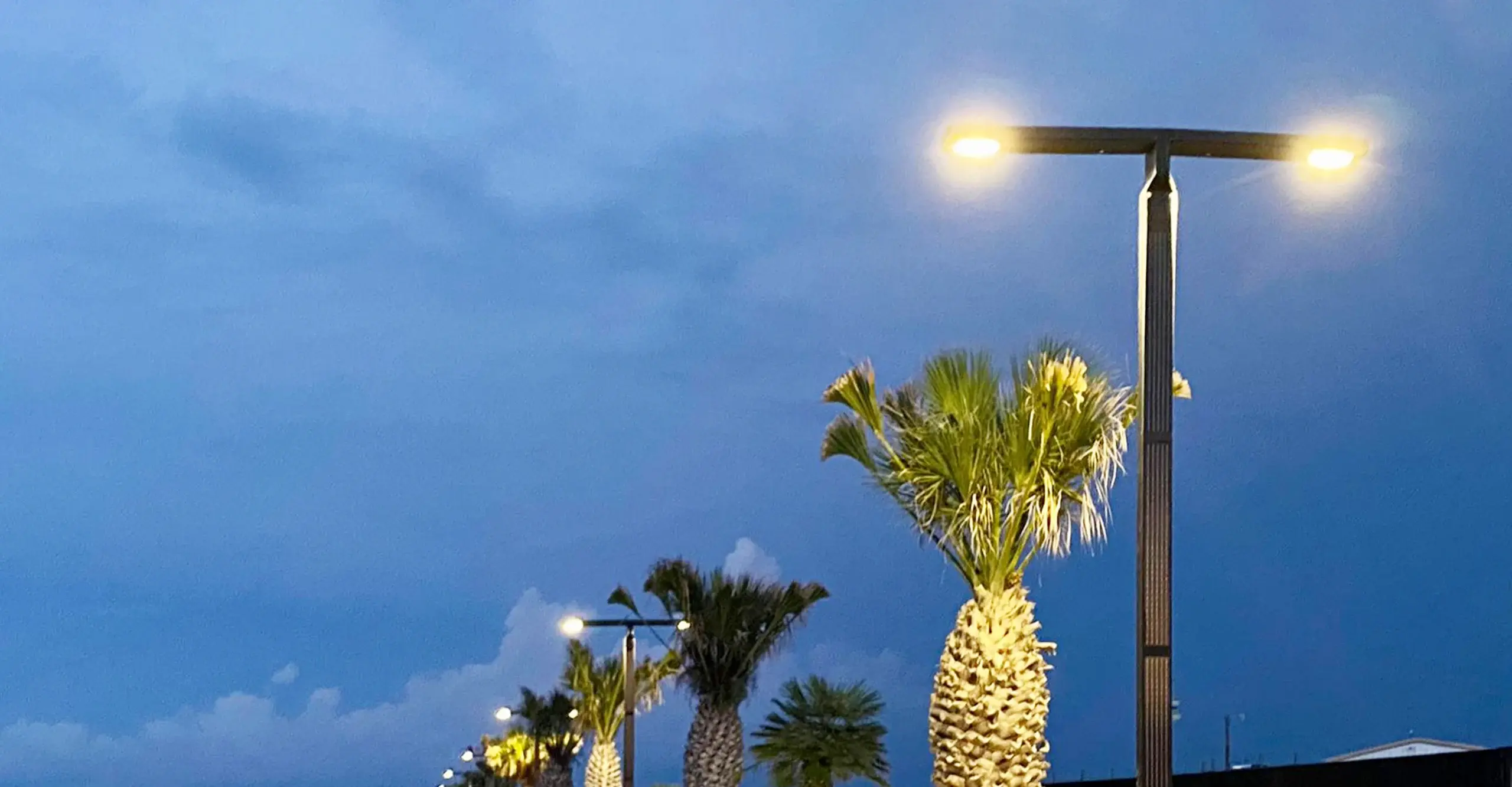 EnGo Planet smart solar lighting deployed at SpaceX launch site Boca Chica