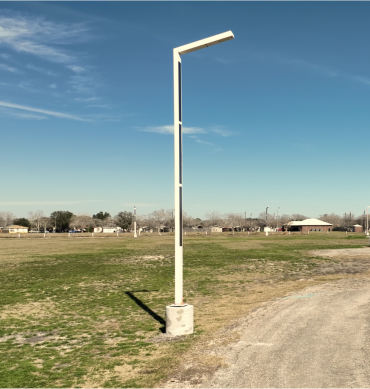 Commercial Parking Lot Solar Lighting Installation