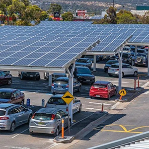 Solar Project Steel Frame PV Parking Canopy