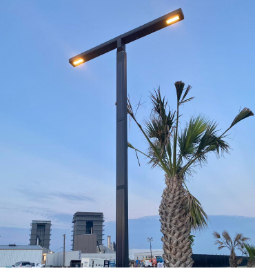 High Security Off-Grid Solar Street Lighting Installation