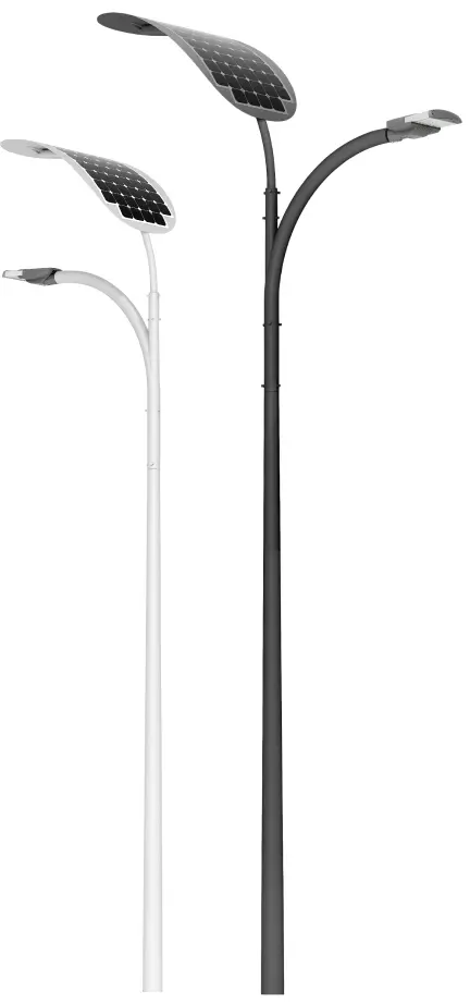 EnGo Leaf Smart Off-Grid Solar LED Street Light Pole