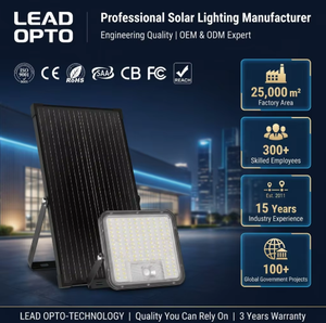 Industrial Grade Solar LED Flood Lamp
