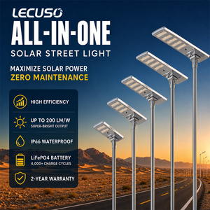 Modern Solar LED Street Light 120W 100W 150W Sleek Design