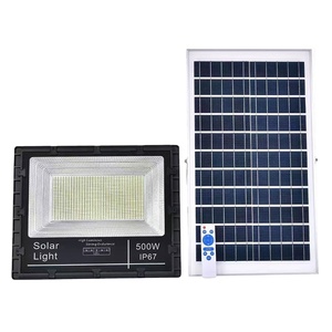 High Quality Outdoor Waterproof IP65 10w 20w 40w 60w 100w 200w 300w 400w 500w 1000w Aluminum Remote Control Solar Flood Light