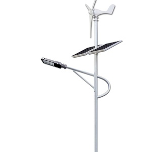 Manufacturer Direct Supply 6m LED Solar Street Light Pole Wind-Solar Hybrid IP65 Aluminum Body