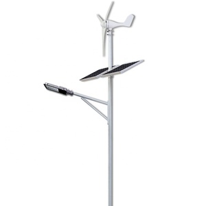 Factory High Lumens Outdoor Waterproof Wind Solar Hybrid Led Street Light